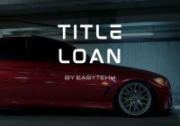 How to Get a Title Loan