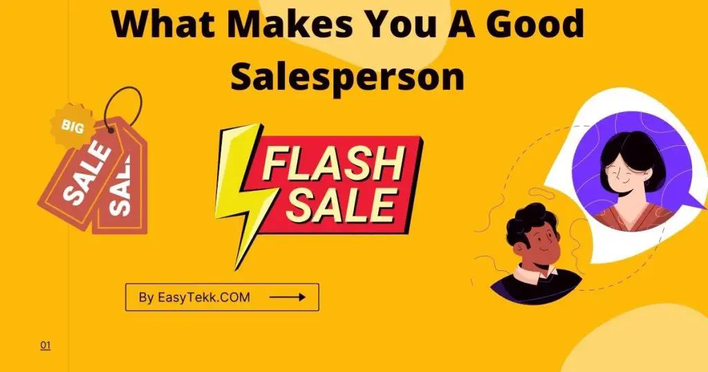 What Makes You a Good Salesperson Interview Questions
